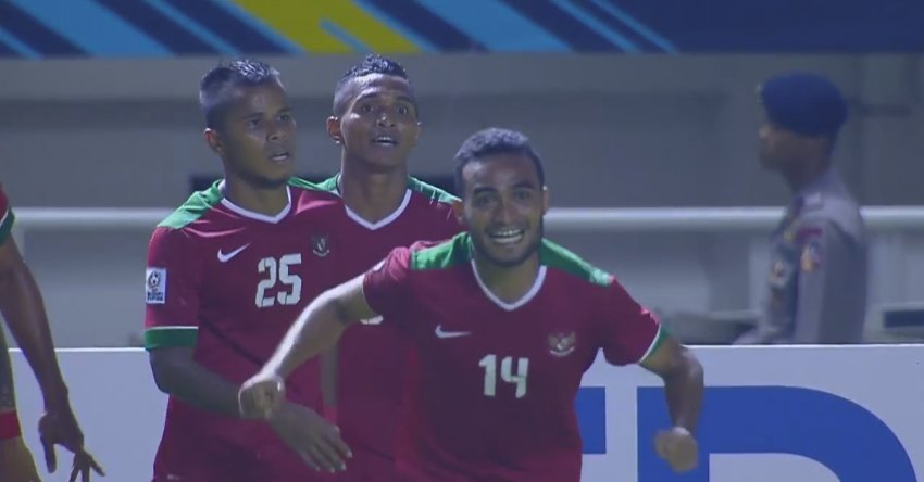 Rizki Pora equalises for #Indonesia! 1-1! #AFFSuzukiCup #INAvTHA