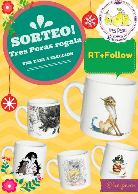 tresperas's tweet photo. #Sorteo de #Navidad por una #taza original de Tres Peras!! Sólo 3 días!! Bases en https://t.co/yuBISG2ocB #RT #follow https://t.co/PUheYvdY8Q