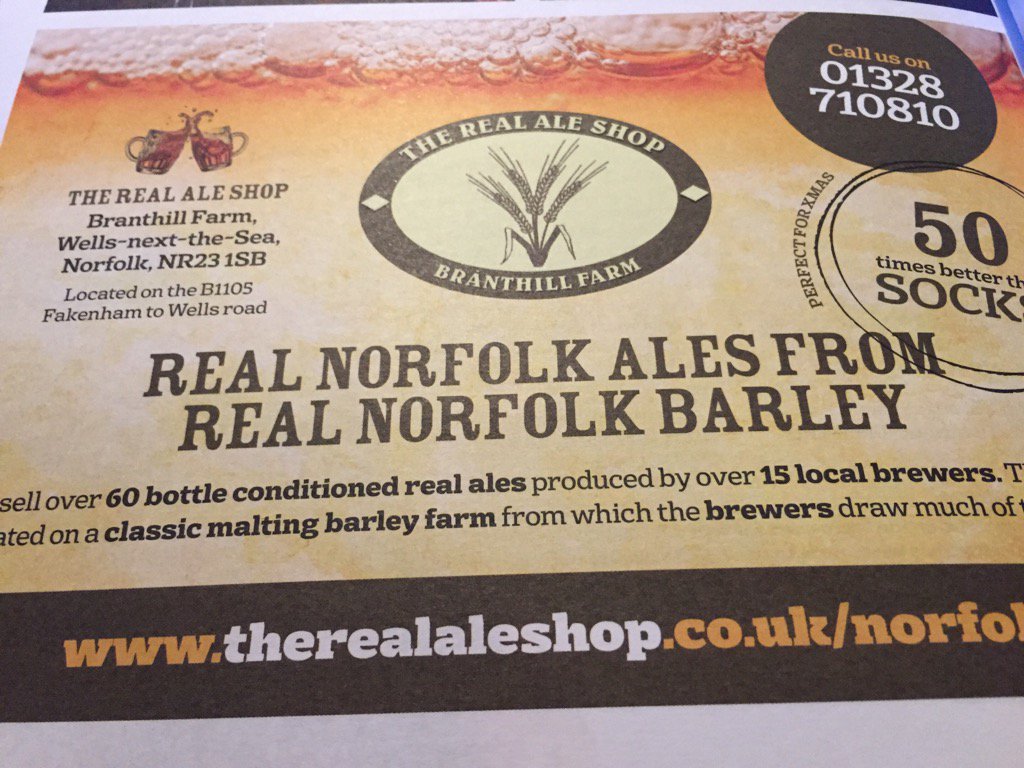 SarahHardy21's tweet photo. Still looking for presents? How about a #beer or two? @vstnorthnorfolk https://t.co/nMqQYmlxdJ