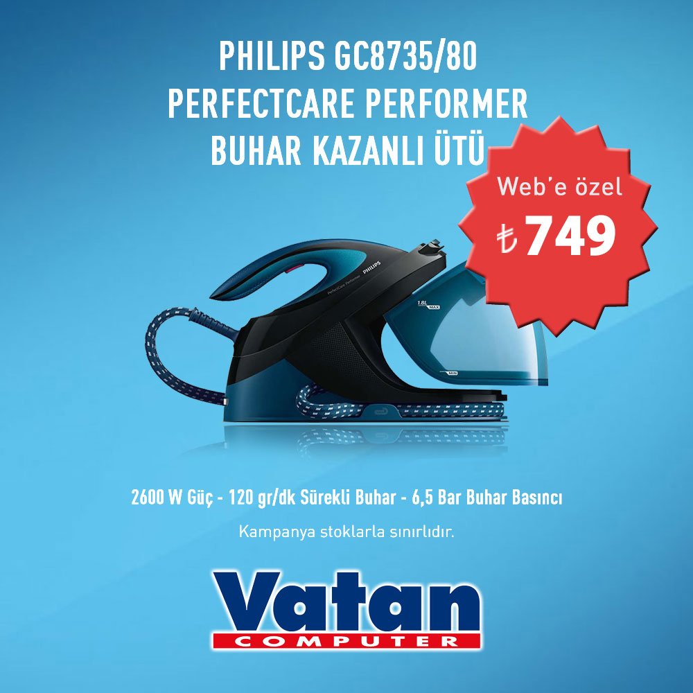Philips Gc9650 Perfectcare Elit Silence Buhar Kazanli Utu Vatan Bilgisayar