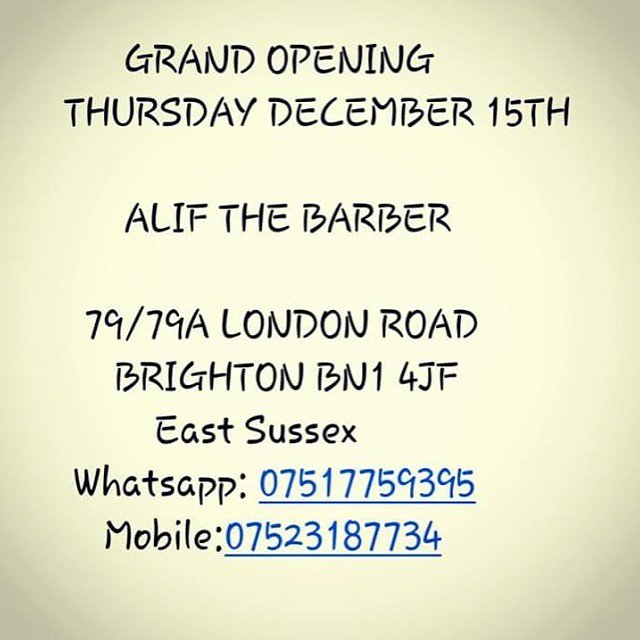 Hairvow's tweet photo. New #barbershop opening in #brighton #brightonhairtrim #brightontrim #brightonbarbers #barbers https://t.co/IrVjAnAgdh