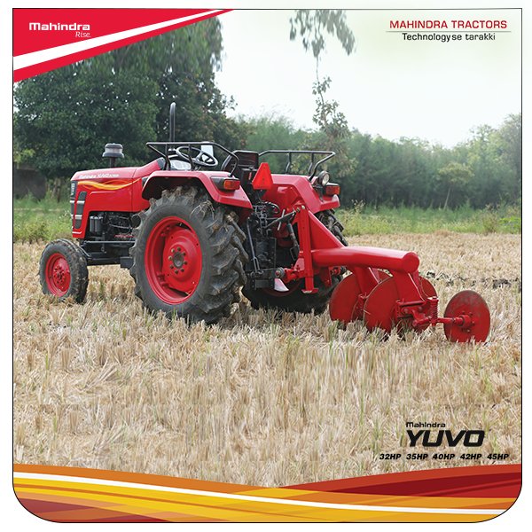 Mahindra Tractor At Work