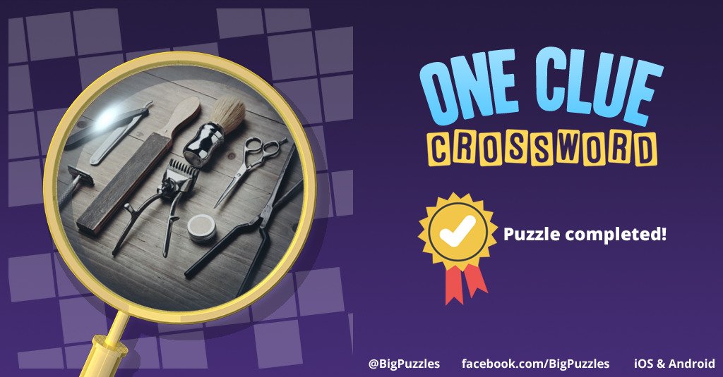 gretchen_ralar's tweet photo. I completed a puzzle in One Clue Crossword. Play now for free!
https://t.co/hxy1bKfwGP #OneClueCrossword https://t.co/OMhnHhpvQb