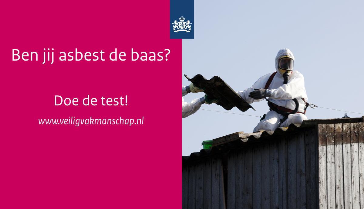 Asbest verwijderen is risicovol en moet dus goed gebeuren. Ken jij de regels? -> bit.ly/2aN0Bm4 #asbest #vakmanschap @InspectieSZW