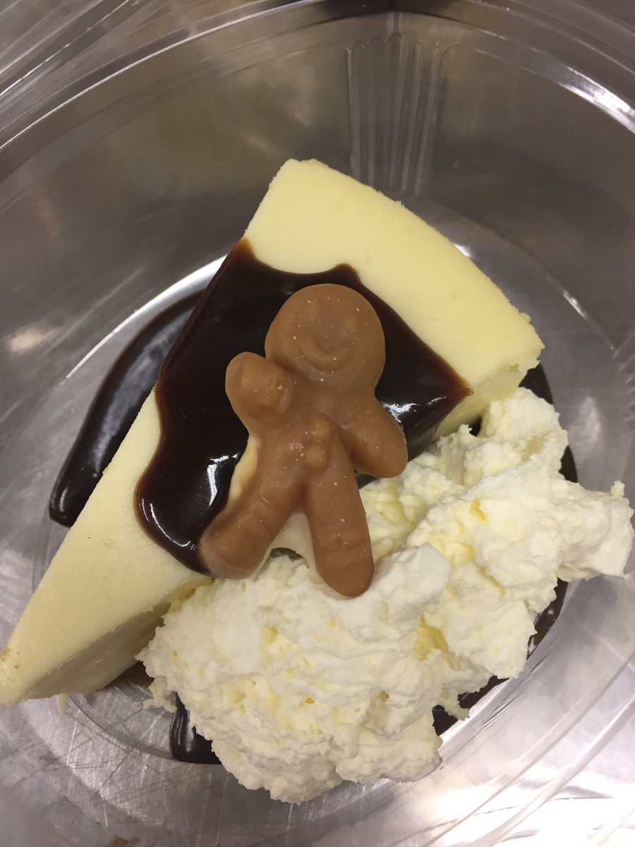 CharterhallH's tweet photo. Christmas Dinner day.. vanilla cheesecake with gingerbread caramel sauce and chantilly cream....yes please 😜😀 https://t.co/nbtQlx9ii4