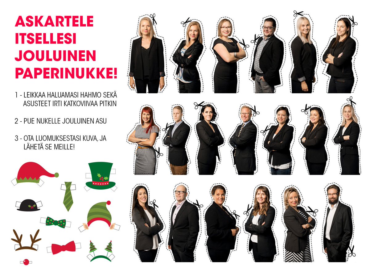 entretweet's tweet photo. Jos #joulu'n aikaan iskee ihmisen ikävä entreläisen luo, tässä ratkaisu: paperinukke omasta suosikistasi! ;-) #joulujutut #joulukalenteri https://t.co/wmUGf104QN