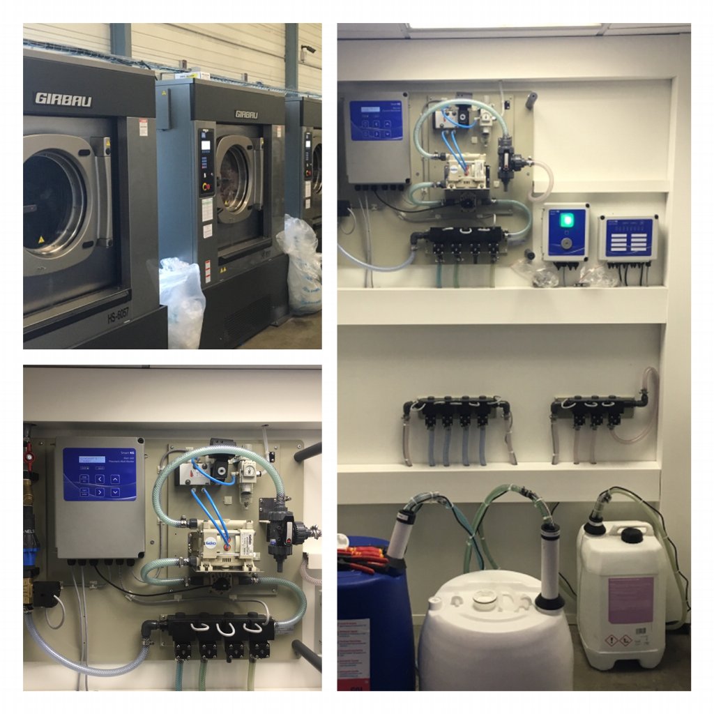 Another Succesful Installation on our NEW 'Wash Ultra' commercial laundry system #Seko #ChemicalDosing #Laundry #Girbau