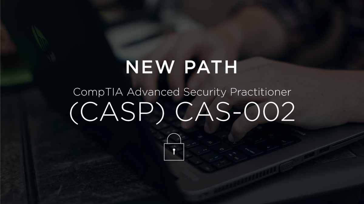 pluralsight's tweet image. Increase your knowledge of enterprise security and prep for the CAS-002 exam with this new path: plrsig.ht/2hkLP9a @CompTIA