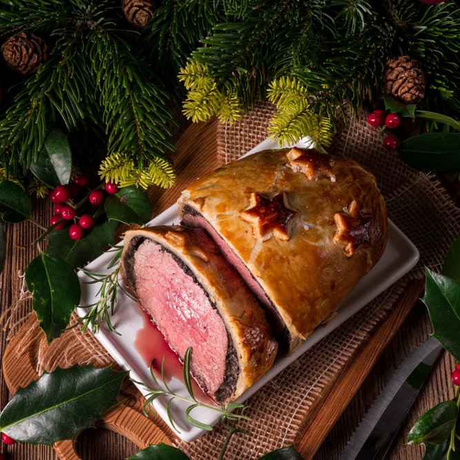 La última noche del año, sorprende con esta receta clásica y dale un toque navideño.

#wellington #beef #ternera #granja #Ibiza #Navidad