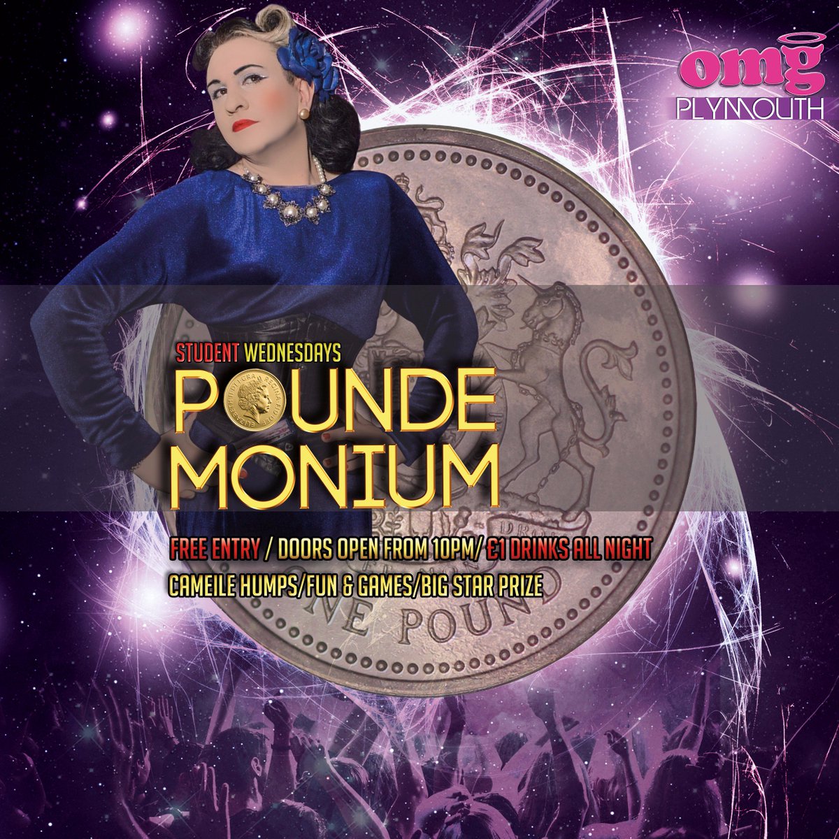 OMGVenues's tweet photo. TONIGHT #POUNDEMONIUM !! π
FREE ENTRY + Β£1 DRINKS π
#OMGPlymouth #Gay #Plymouth π https://t.co/DBy2jUMCDU