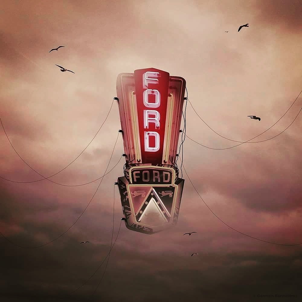 Flying Neon Signs 
<a href="/Geek_Art/">Geek-Art</a> #vintagesigns #neon #photography