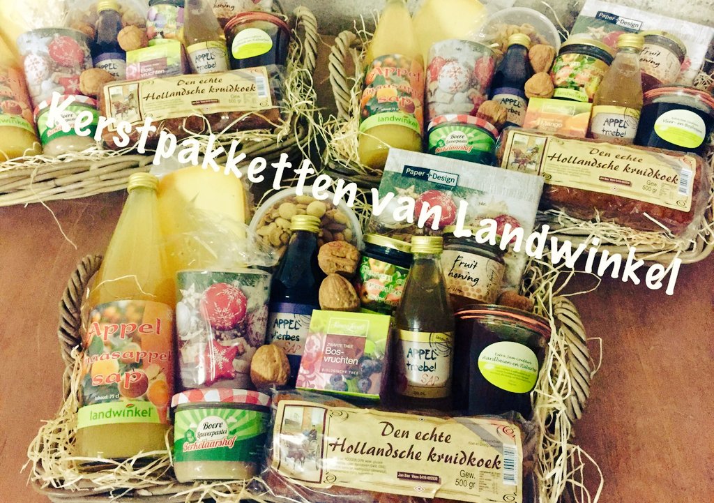 En nog steeds komen de bestellingen voor #kerstpakketten binnen. Puur en ambachtelijke producten.
