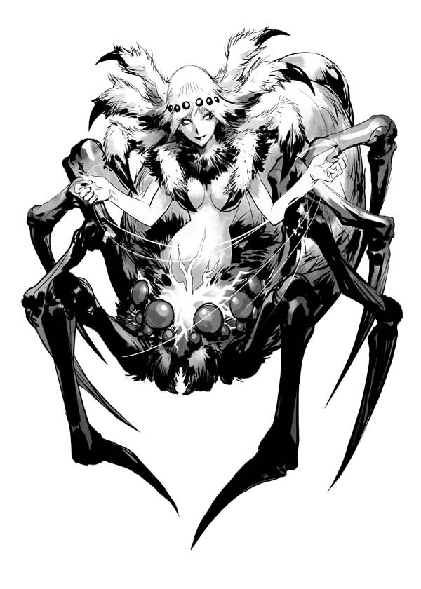 富士見ドラゴンブック編集部 在 Twitter 上 コロッサルハンター 伝説 上の怪物を象るコロッサルもいる これはアラクネと呼ばれる 女性の上半身と下半身の蜘蛛が融合した姿の怪物だ 伝説にもある通り 糸を使った攻撃を得意としているぞ 数の多い足の部位をどう