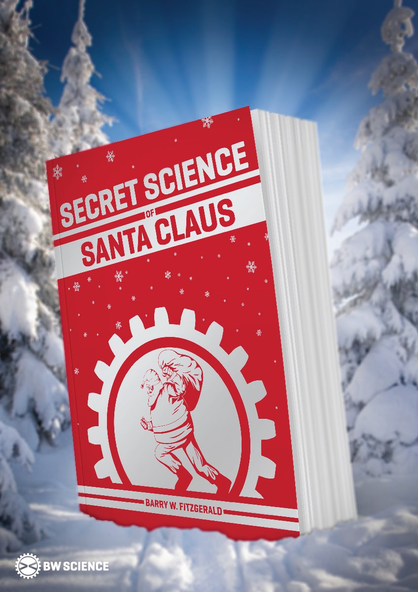 BarryWScience's tweet photo. #SecretScienceofSantaClaus is available @DubrayBooks! Check out my BBC @sciencefocus article about the Helper Santas https://t.co/hgrAvehpEV https://t.co/NeTM8WYTPZ