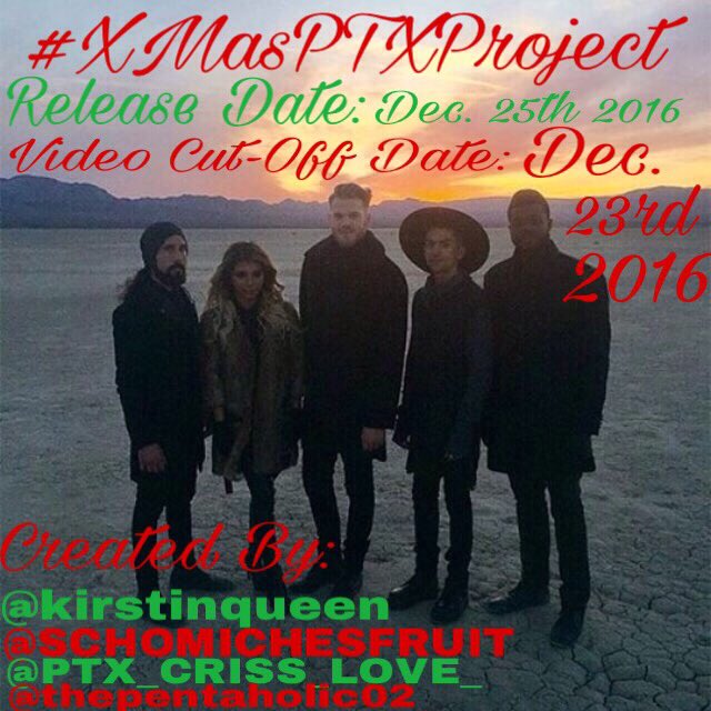 dnpwhimsy's tweet photo. Don't forget!!! 9 MORE DAYS TO SEND IN YOUR #XMasPTXProject VIDEOS!!! https://t.co/LNFfc5xwEZ