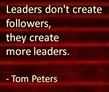 AdriaanG_LP's tweet image. Leaders don&apos;t create followers, they create more leaders. - Tom Peters