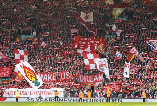 Liverpool's tweet photo. Where's Our Famous Atmosphere? https://t.co/jR32msu0EK https://t.co/fMwpenIpQn