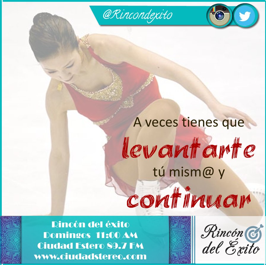 A veces tienes que #levantarte   tú mism@ y   continuar. #FelizMiercoles