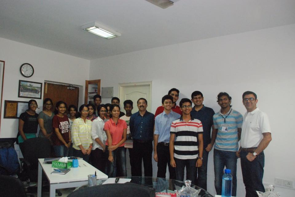 MentorsSpark's tweet photo. Students with #VivekMadappa ,Founder ,MobiDent , #startup for mobile dental services at your doorstep #SparkPlug 2016 @neerajkhanna123 https://t.co/Kv4UKyAJt5