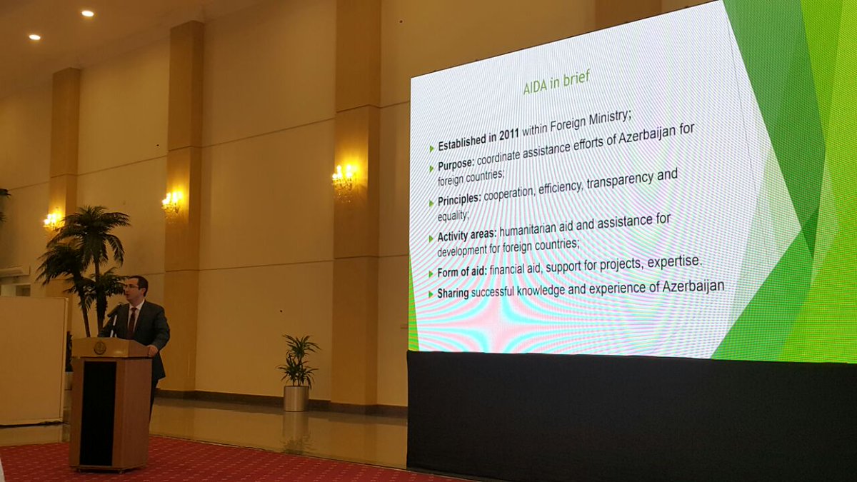AIDAzerbaijan's tweet image. Presentation of #AIDAagency at #IslamicDevelopmentBank @isdb_dev member countries meet. on Enhancing Cooperation for #SustainableDevelopment