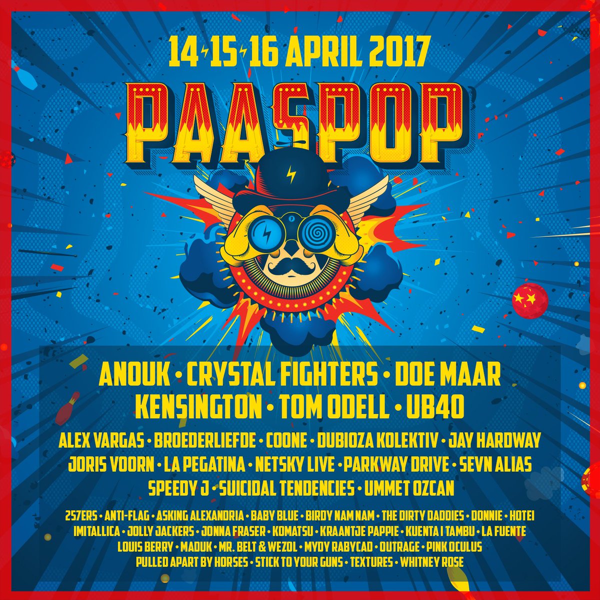 15 nieuwe bevestigingen voor Paaspop! CRYSTAL FIGHTERS • Coone • Joris Voorn • Ummet Ozcan & meer!