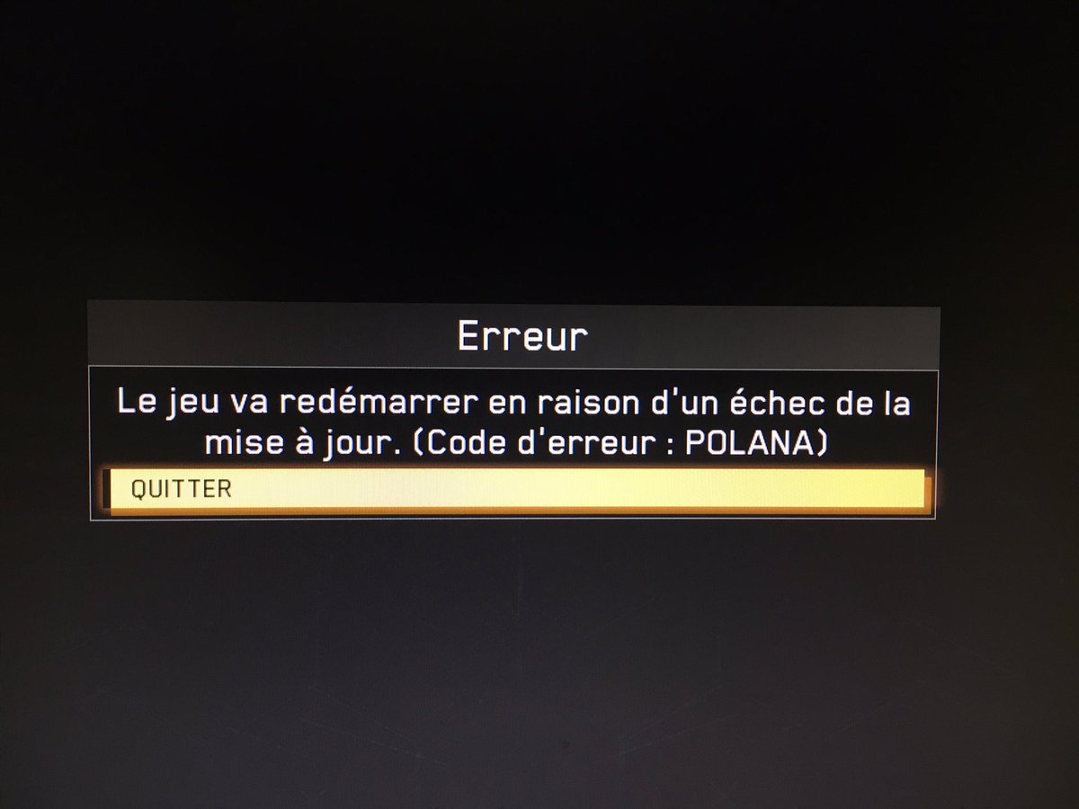AlexPanash's tweet image. Please help!
The game does not work since yesterday .. nothing to do I tried everything.
A solution ?
@ATVIAssist @Activision @InfinityWard