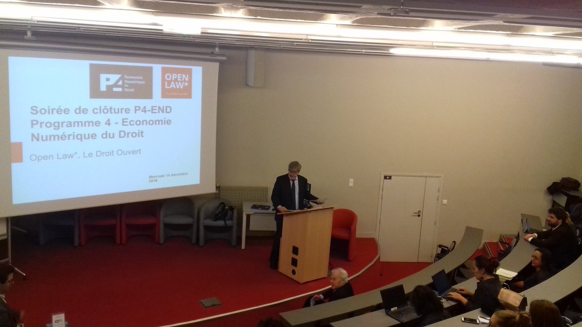 granger_magali's tweet image. Soirée de clôture du P4 Programme sur l'#économienumérique  du #droit . #cocreation  @OpenLaw_fr