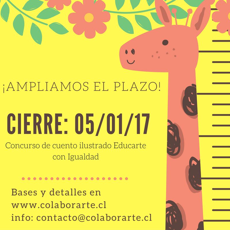 ColaborArtes's tweet photo. ¡Ampliamos el plazo! https://t.co/jSMCXS6f6A