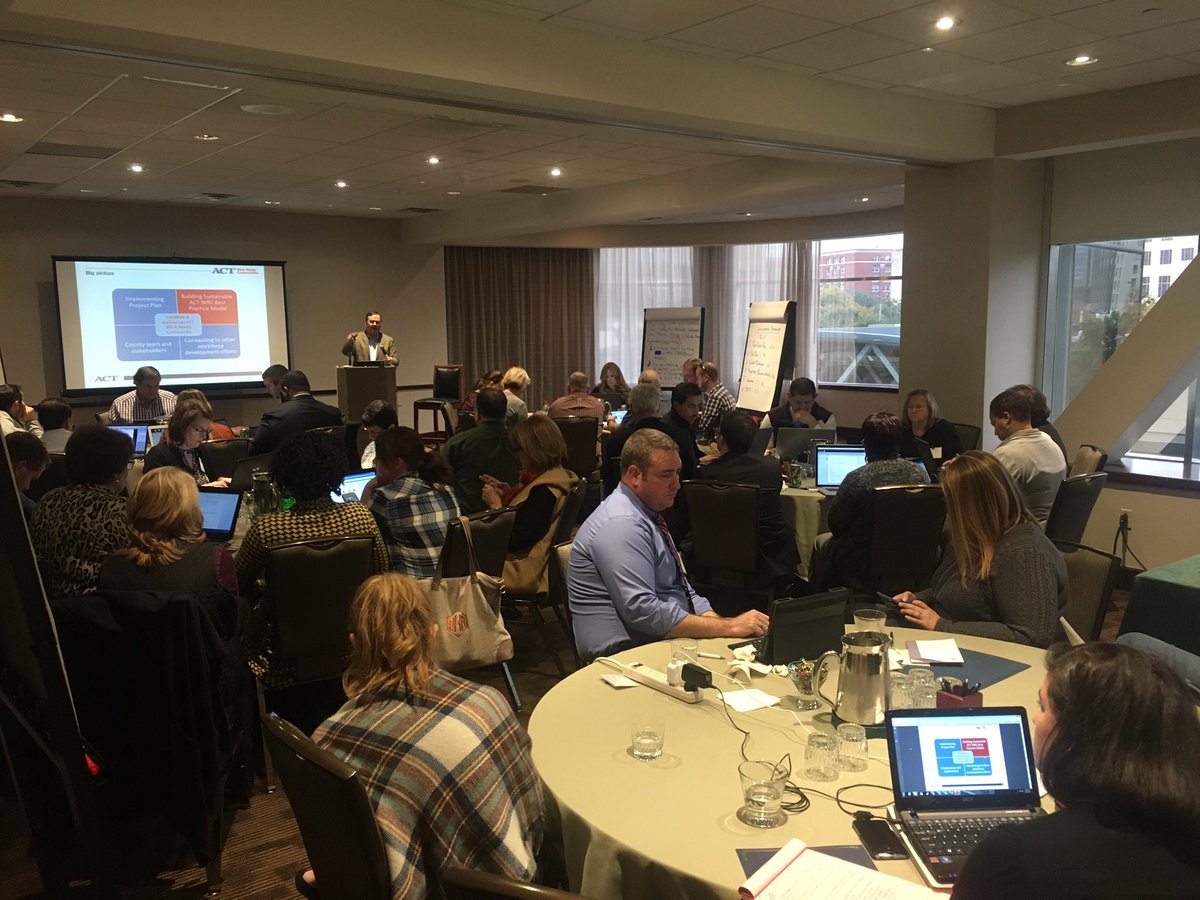 FMcConnel's tweet image. Wrapping up #ACTWorkReadyCommunities Academy Cohort 5! Looking forward to the best practices this group brings to #actwrc #actworkforce