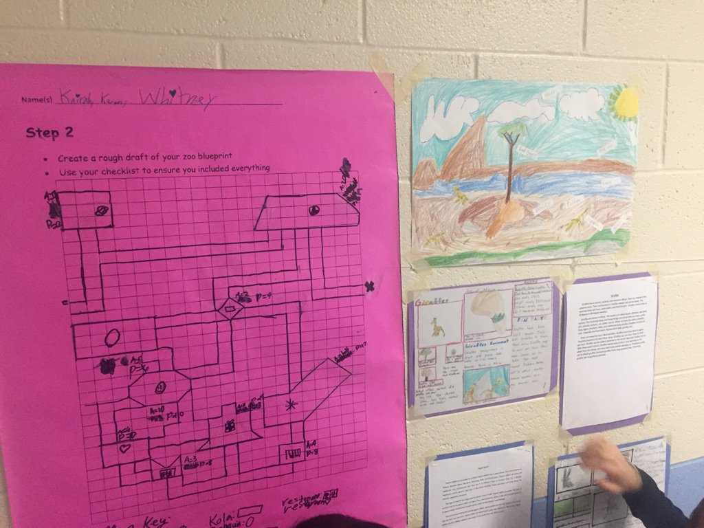 CockrillES's tweet image. The 3rd grade was showcasing their area and perimeter zoos today. #mathprojects #PBL #futuezookeepers