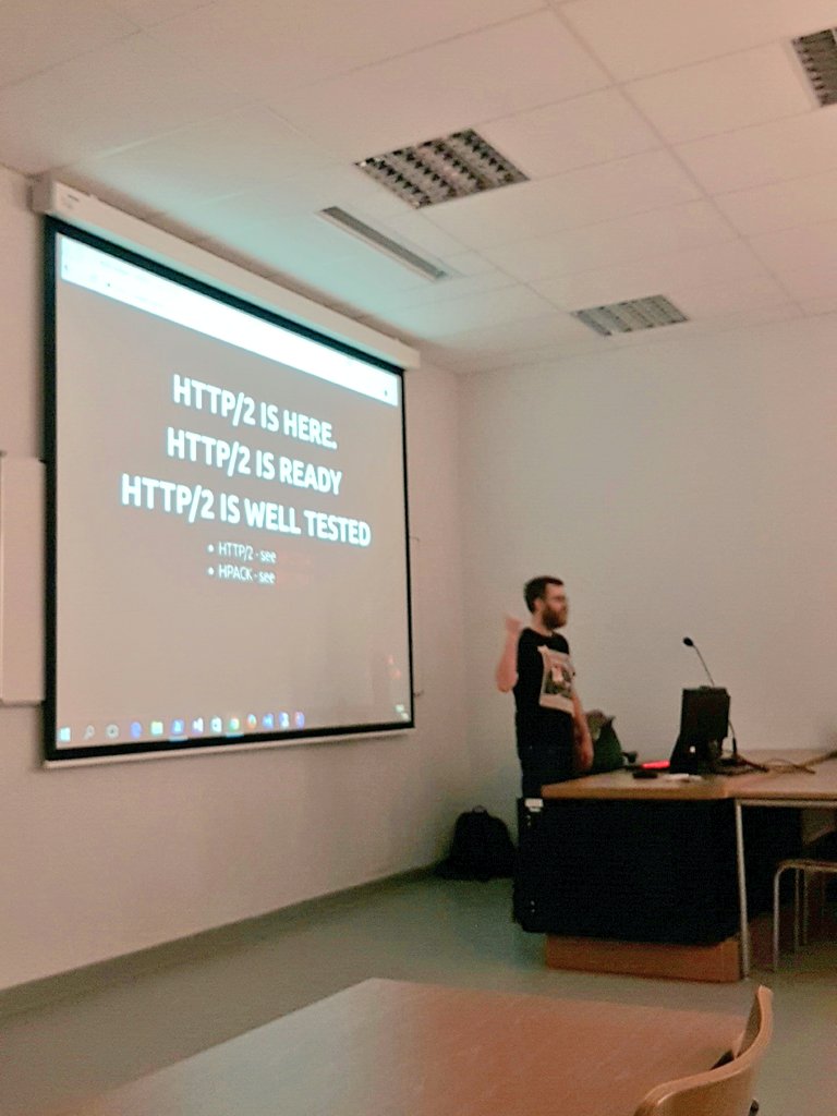 pgdotnet's tweet image. Zaczęliśmy! @ptrstpp950 opowiada o wydajności stron www i #http2