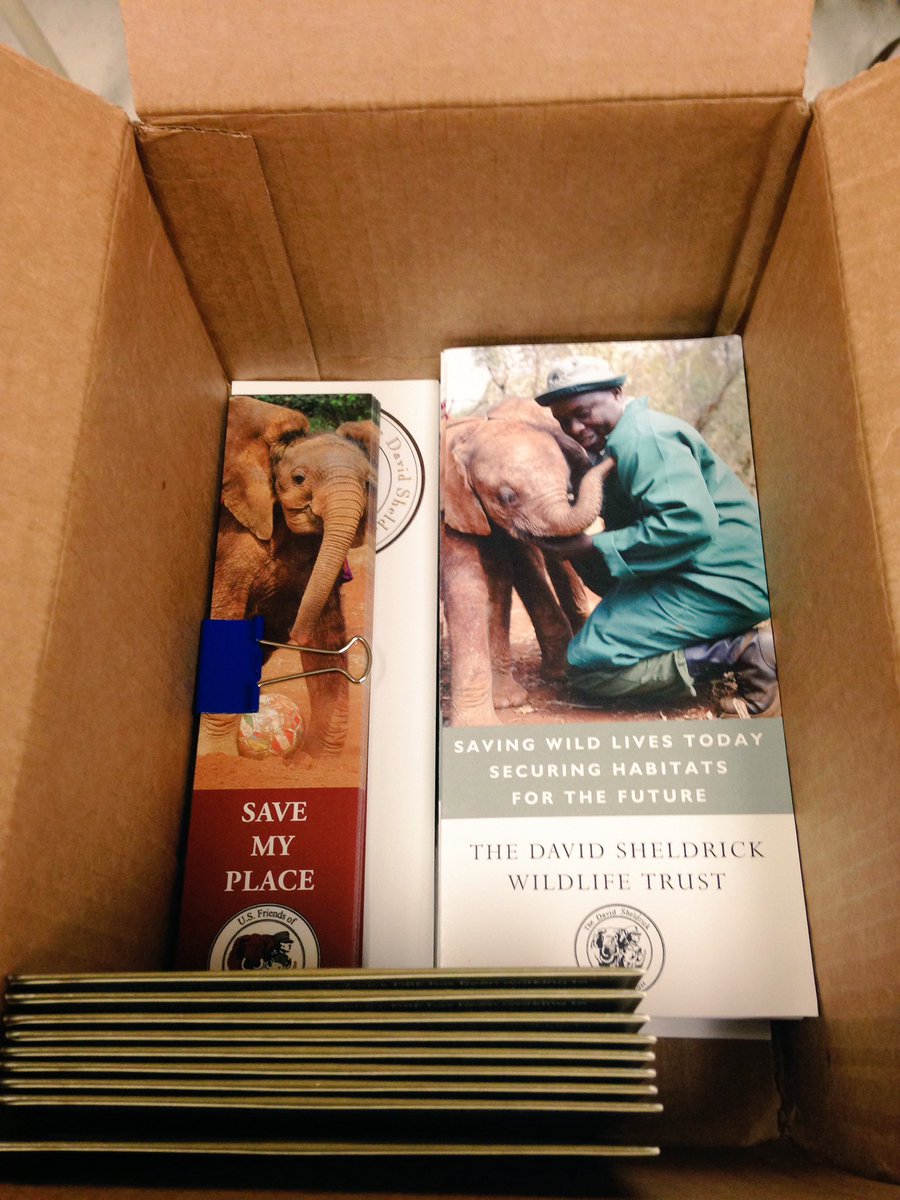 CAMPAlGN4CHANGE's tweet image. Thank you @DSWT for the package, it will be put to good use!😄