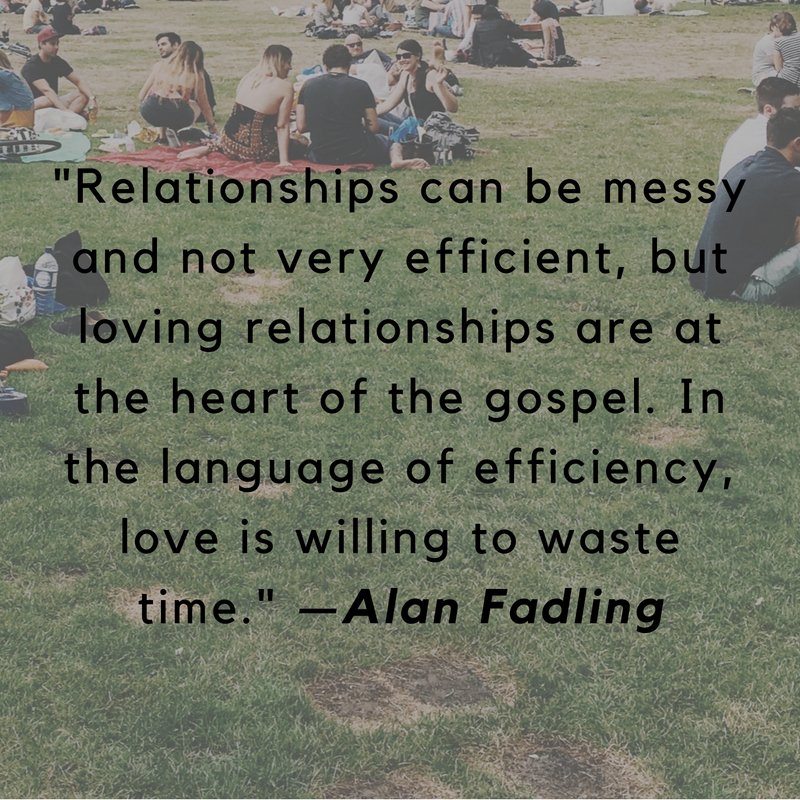 TheTableNet's tweet image. &quot;In the language of efficiency, love is willing to waste time.&quot; Do you believe this? #SlowDown #FreeToRest