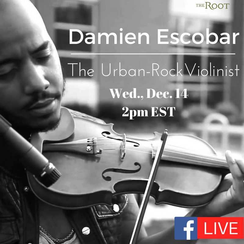 EugeneHaynes's tweet image. Join us on #TheRootLive today for an interview &amp;amp; performance with Urban-Rock violinist DameEsco at 2pm!