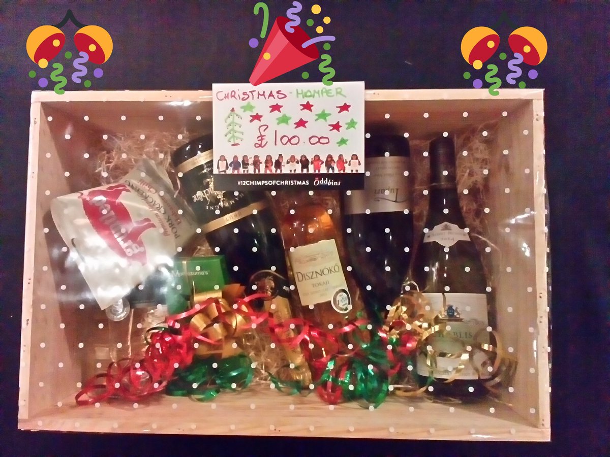 Odd_Blackheath's tweet photo. Christmas Hampers ready to go.... don't miss yours !!!  #12chimpsofchristmas , be #passionatechimp https://t.co/A9pTlTZqRL