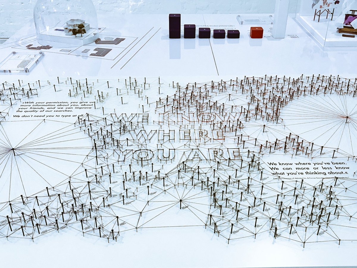 Alexcaico's tweet photo. Went to The Glass Room in NYC to learn about data gathering, privacy, how our data is used, and what our "identity" will mean in the future. https://t.co/vwzEvOb37L