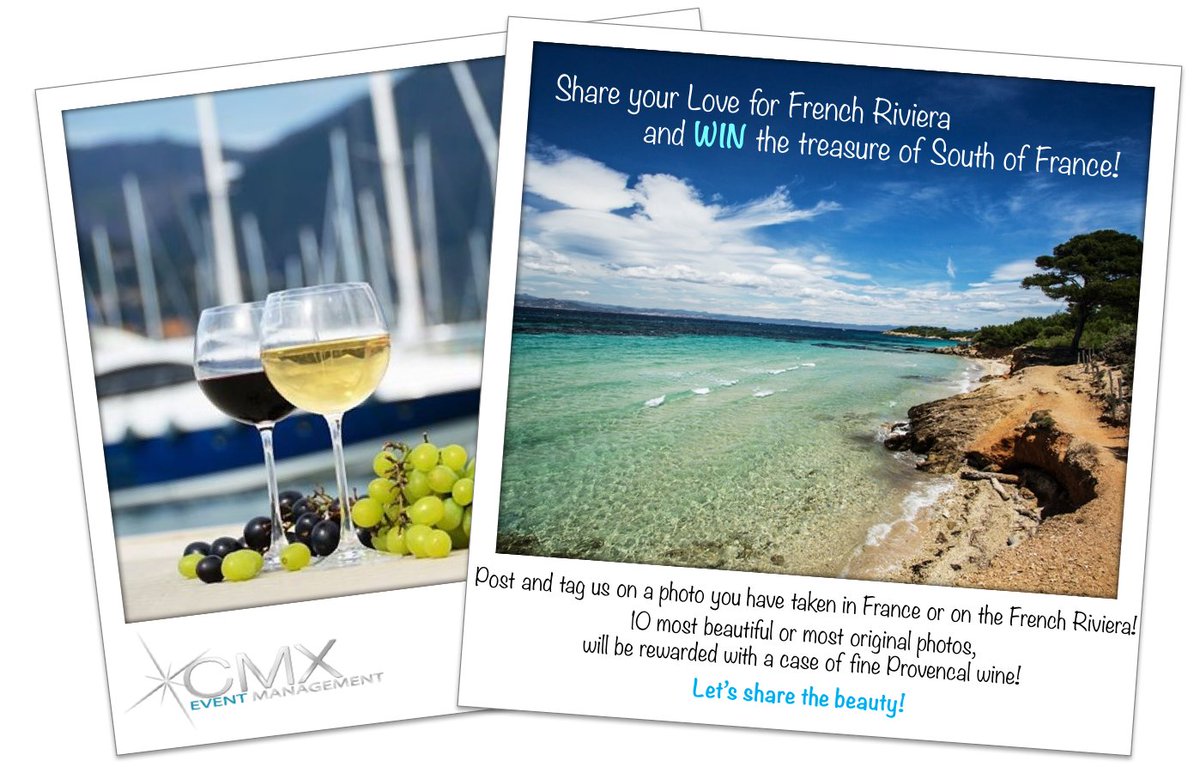 POSTEN &amp; GEWINNEN!
Foto von #frankreich posten &amp; <a href="/CMXevent/">CMX Event Management</a> taggen.Originellste Foto gewinnt – #Provence Wein! #reisen #destination