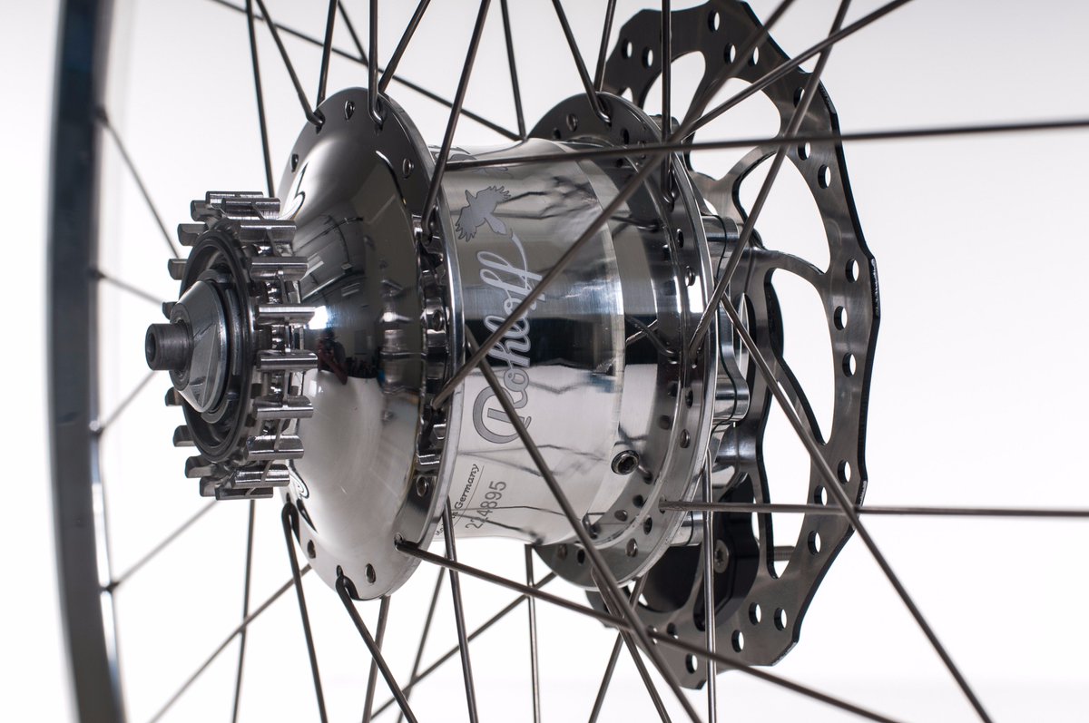 CycleMonkeyUSA's tweet photo. Add shine in more ways than one with these #SPDynamo & #Rohloff commuter @VelocityUSA wheels. #beltready #MonkeyLab https://t.co/zGFJqyaVM6 https://t.co/WmToTFdCJd