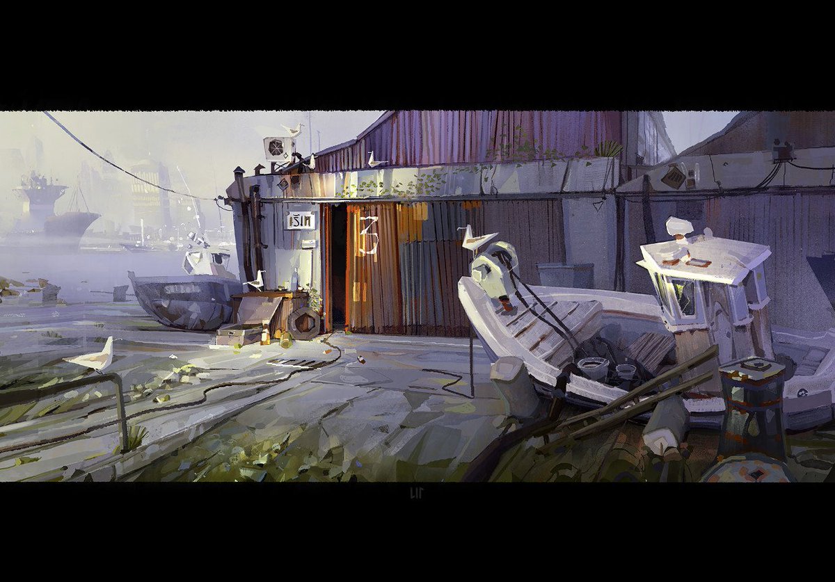 SalonAlpin's tweet photo. sketches how to make scrappy docks look peaceful and enjoyable. https://t.co/Oc07MwSwmY