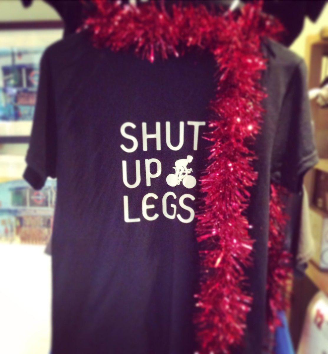 PedalBackBikes's tweet photo. Advent Calendar Day 14, get your beloved bike fanatic a t-shirt, tinsel optional  #AdventCalendar #day14 #tinsel #christmas #giftideas https://t.co/8uTIZLbsH3