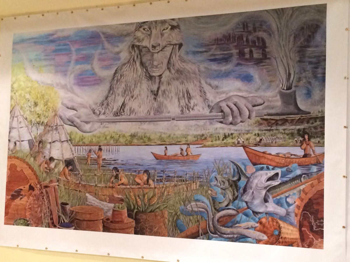 mattmabee7's tweet photo. The two murals were created by New Brunswick artists Geoff Slater, Susan Sacobie and Gina Brooks #SaintJohn #Sjnews https://t.co/HUYBaY7lVo