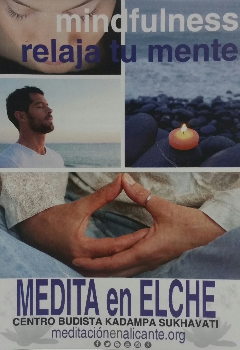 SocdeElx's tweet photo. #ASAMARCU #ELCHE a partir de #Enero #meditacion #Budista @AquaAura_Elche @Aqua_Elche @GemasIntegral @DoctoraLunatika https://t.co/5x9nMdVrcb