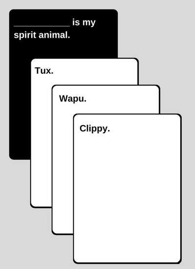 zend's tweet image. Here&apos;s today&apos;s #CardsAgainstCode!

#software #swdev #Linux #WordPress #Microsoft