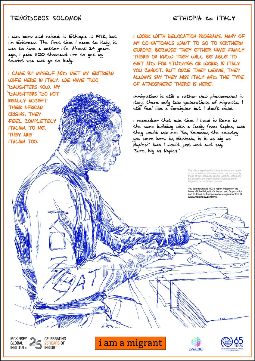 newsillustrator's tweet photo. Every migrant has a story. https://t.co/EMvafhgnsz @McKinsey @McKinsey_MGI @McKinseySociety @iamamigrant @urbansketchers #MGImigration #draw https://t.co/iyQyryY8SK