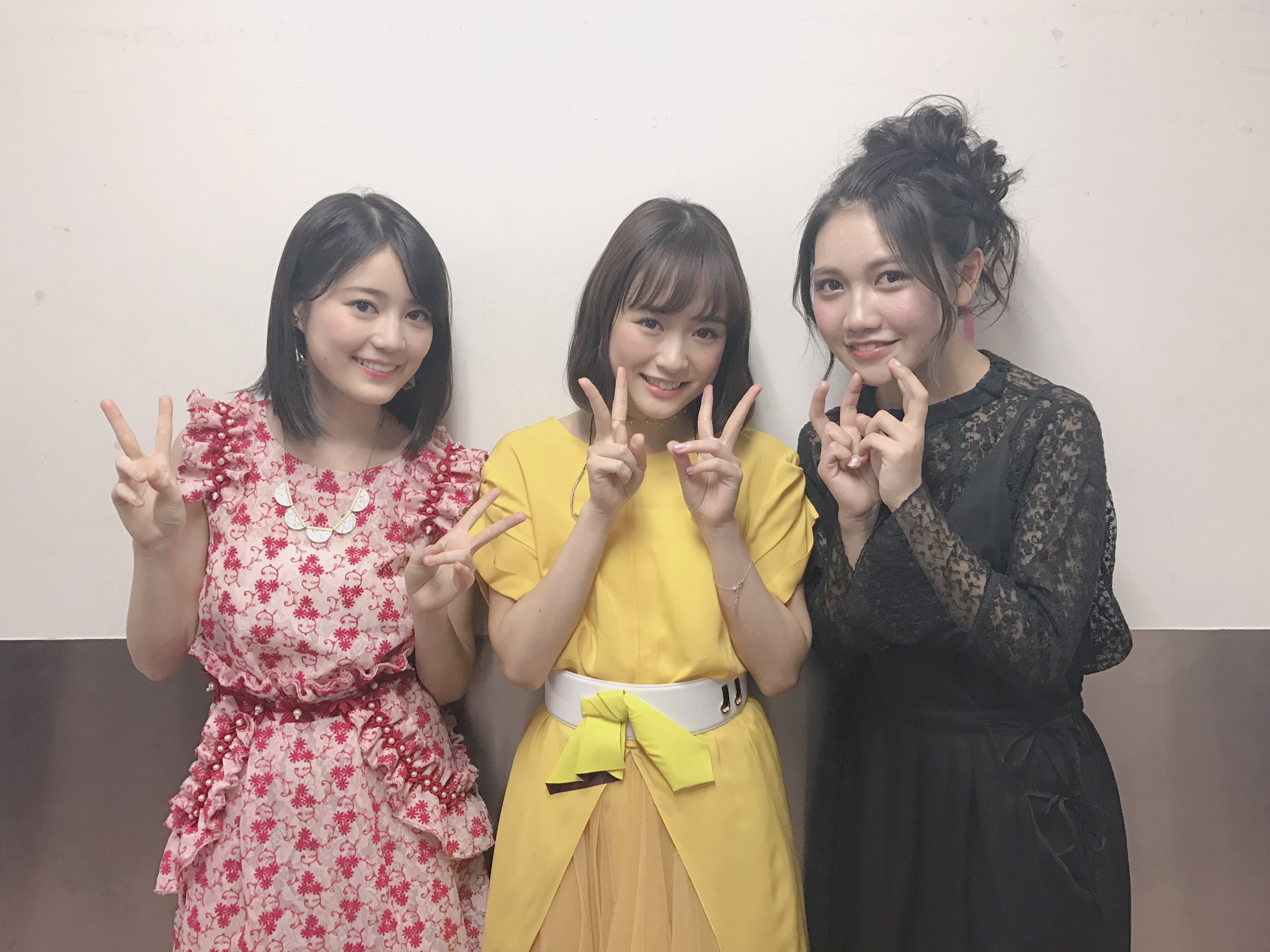 井上苑子 そして 大原櫻子ちゃんと生田絵梨花ちゃんとのコラボ 大好き 可愛い曲で可愛いお二人と一緒に歌わせていただけてドキドキしたけど お二人とも優しくて安心して歌えました もう終わりなのかって思ったら寂しくなったのでまた3人でお会い