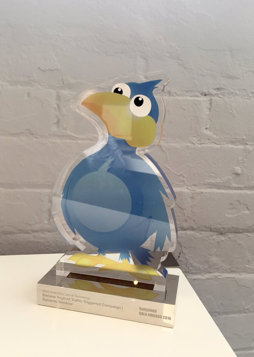 Our <a href="/DailyDOOH/">DailyDOOH #AdTECH #DOOH #AI</a> #award has arrived! Thanks again <a href="/INRIX/">INRIX ®</a> and <a href="/AyudaSystems/">Ayuda Systems</a> for making this #campaign a success!
