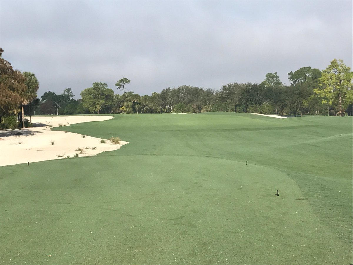Great visit yesterday with <a href="/AaronOhloff/">Aaron Ohloff</a> checking out the course and things look fantastic!  Summer renovation work has matured quick.