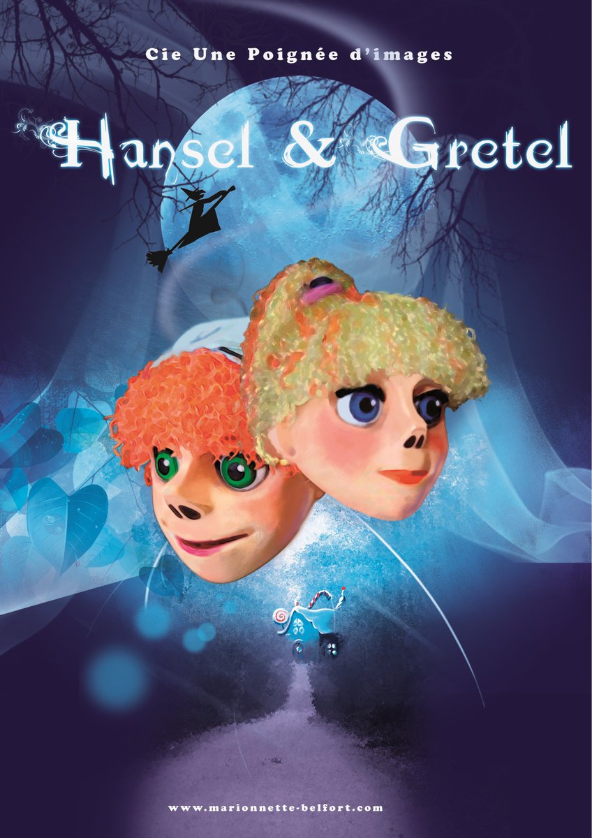 Plus que quelques places pour Hansel&amp;Gretel le 21/12 14h30 ! Les autres représentations des vacances de noël sont complètes ! #marionnette