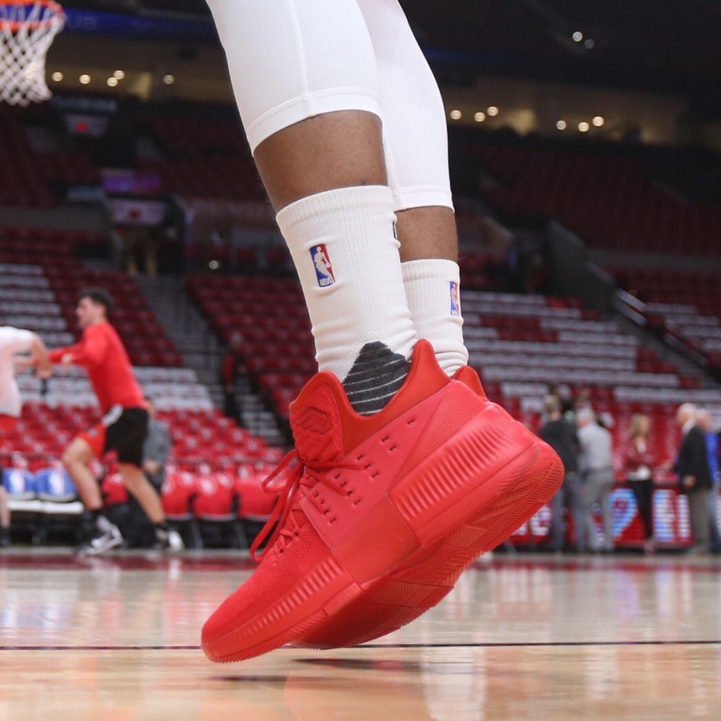 Damian Lillard's third adidas signature shoe, which he wore last night ...