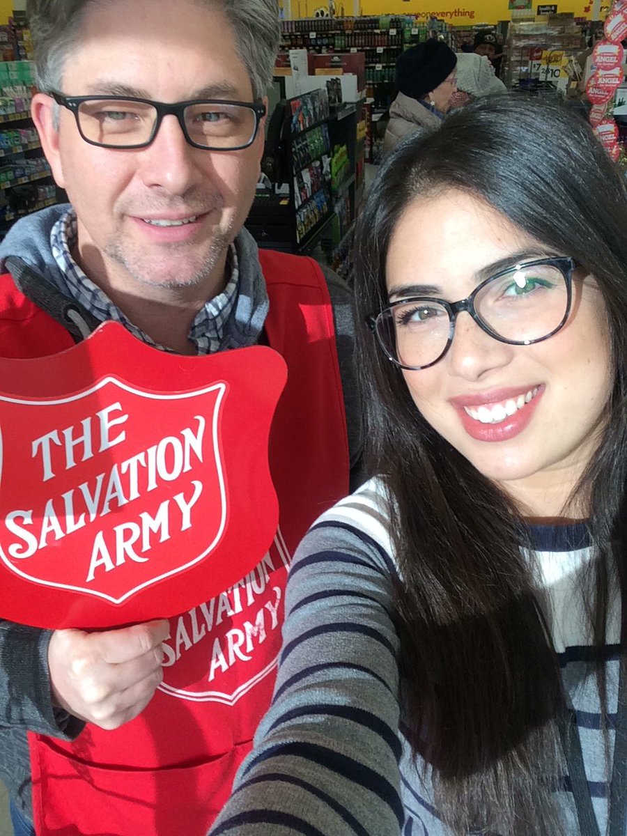 CKSYChris's tweet photo. #CKMORNINGS volunteering at the @salvationarmy kettle at @GTChatham until noon! Have you volunteered yet? You should. https://t.co/PdfXS0kybG